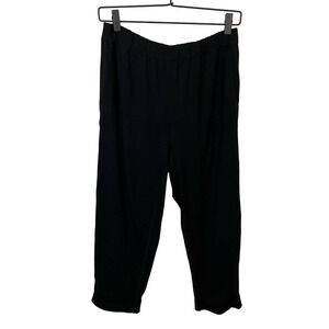 Eileen Fisher Cuffed Cropped Jersey Pants